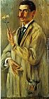 Lovis Corinth Canvas Paintings - Portrait of the Painter Otto Eckmann